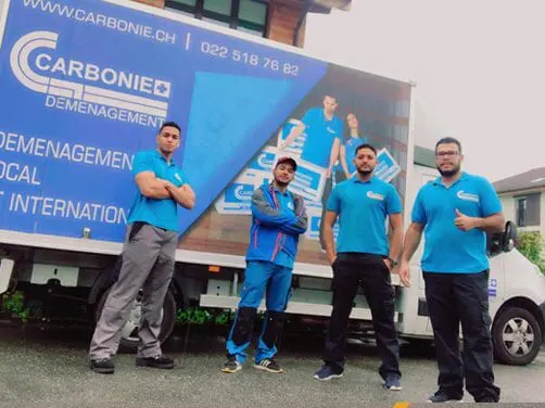 Équipe de déménageurs professionnels à Lausanne